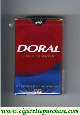 Doral Splendidly Blended Full Flavor cigarettes soft box